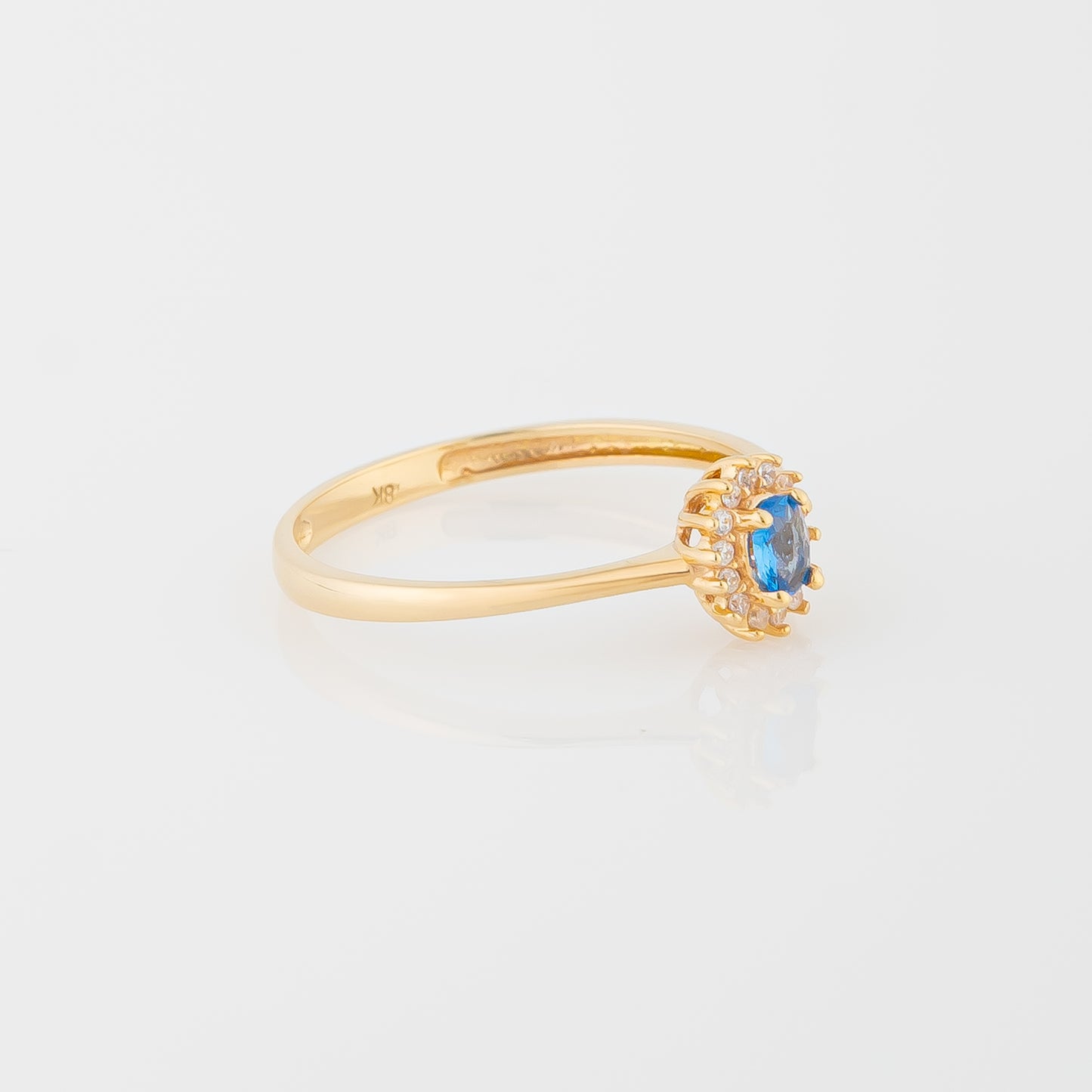 Anillo Azul Talla 8