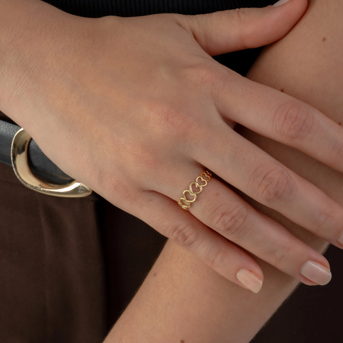 Anillo Corazones Talla 6