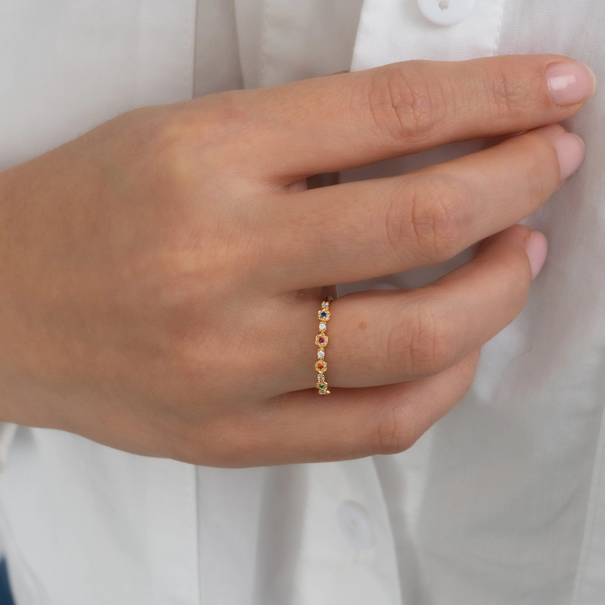 Anillo Rositas Talla 6