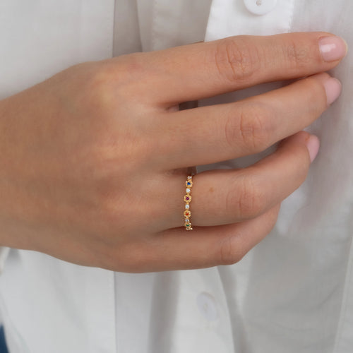 Anillo Rositas Talla 6
