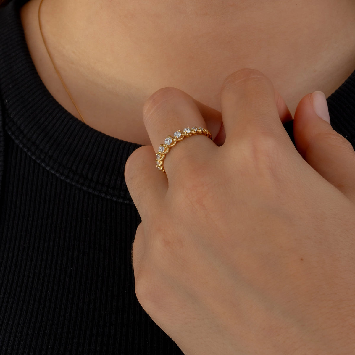 Anillo Circon Talla 7 1/4