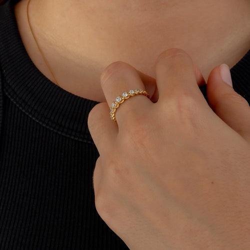 Anillo Circon Talla 7 1/4