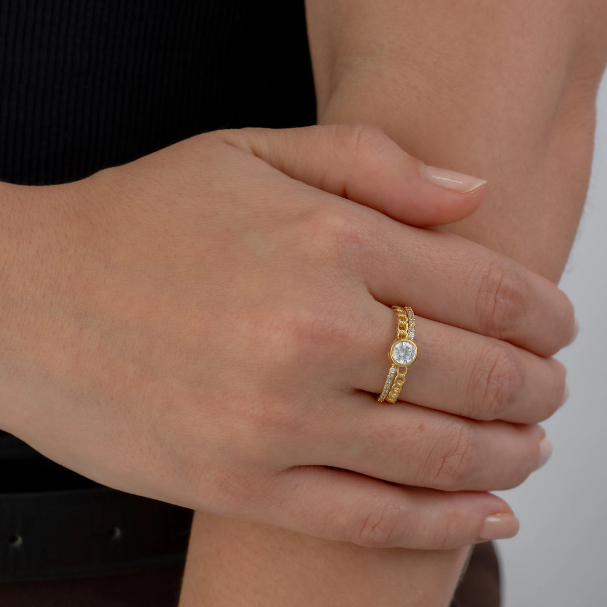 Anillo Cubano Talla 8