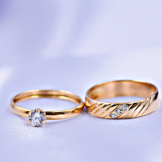 Anillo de Boda + Compromiso Mujer Talla 7