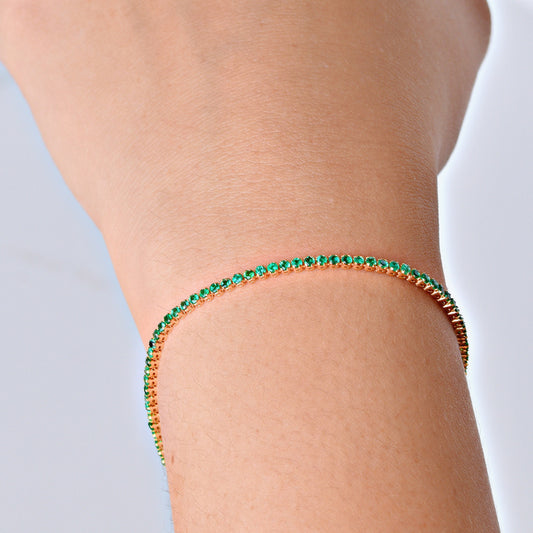 Pulsera Tennis Esmeralda 1.40kt