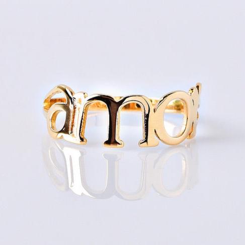 Anillo Amor Talla 8