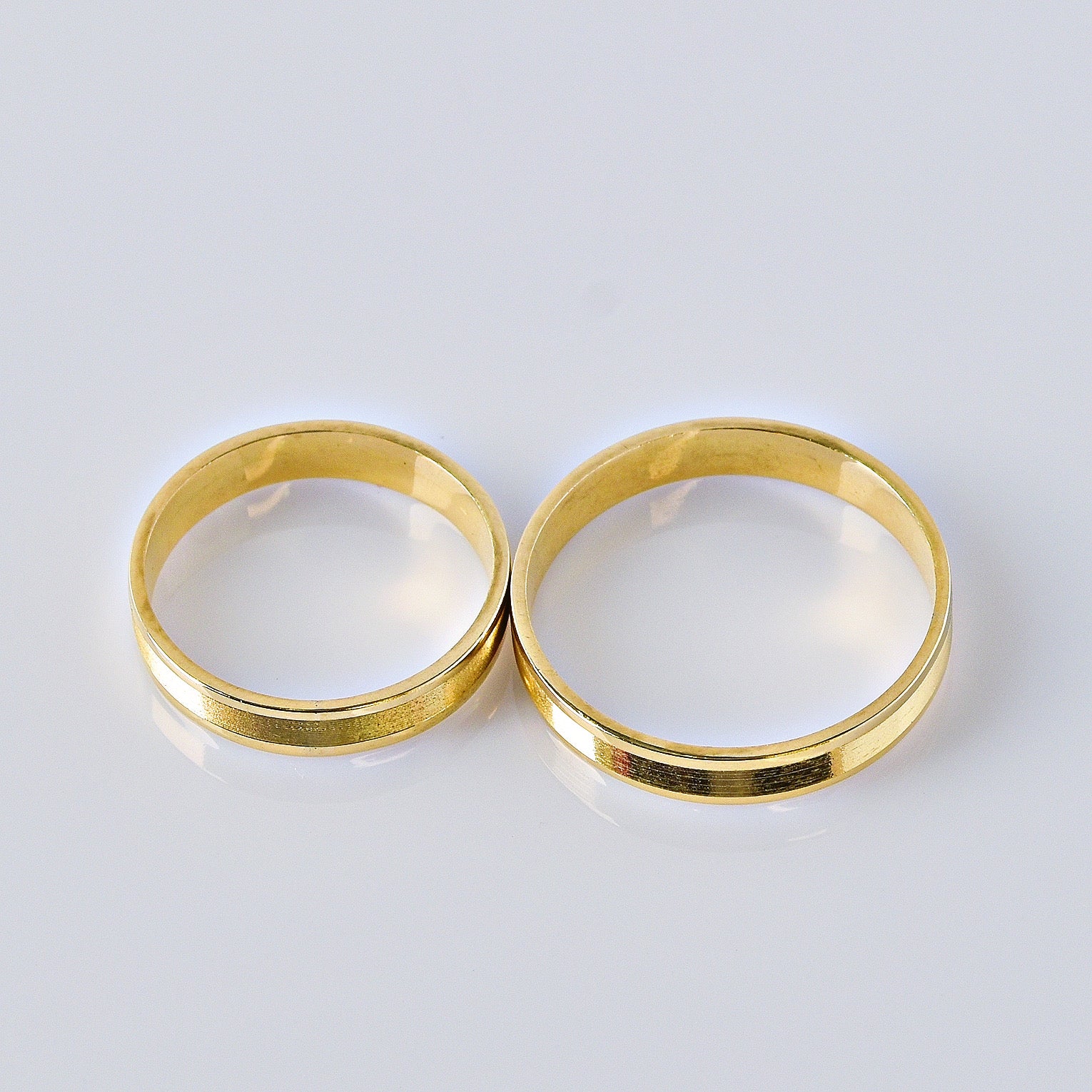 Anillos de Boda Mate y Brillantes