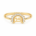 Anillo Arco 15 Años Talla 7 1/2