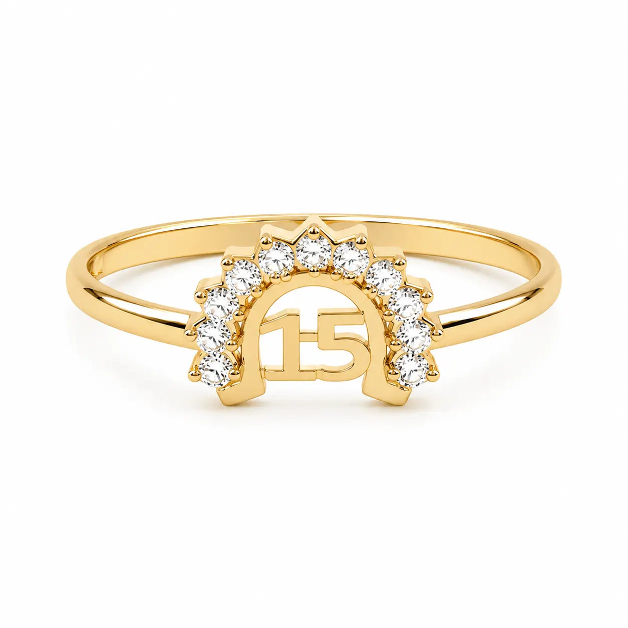 Anillo Arco 15 Años Talla 7 1/2