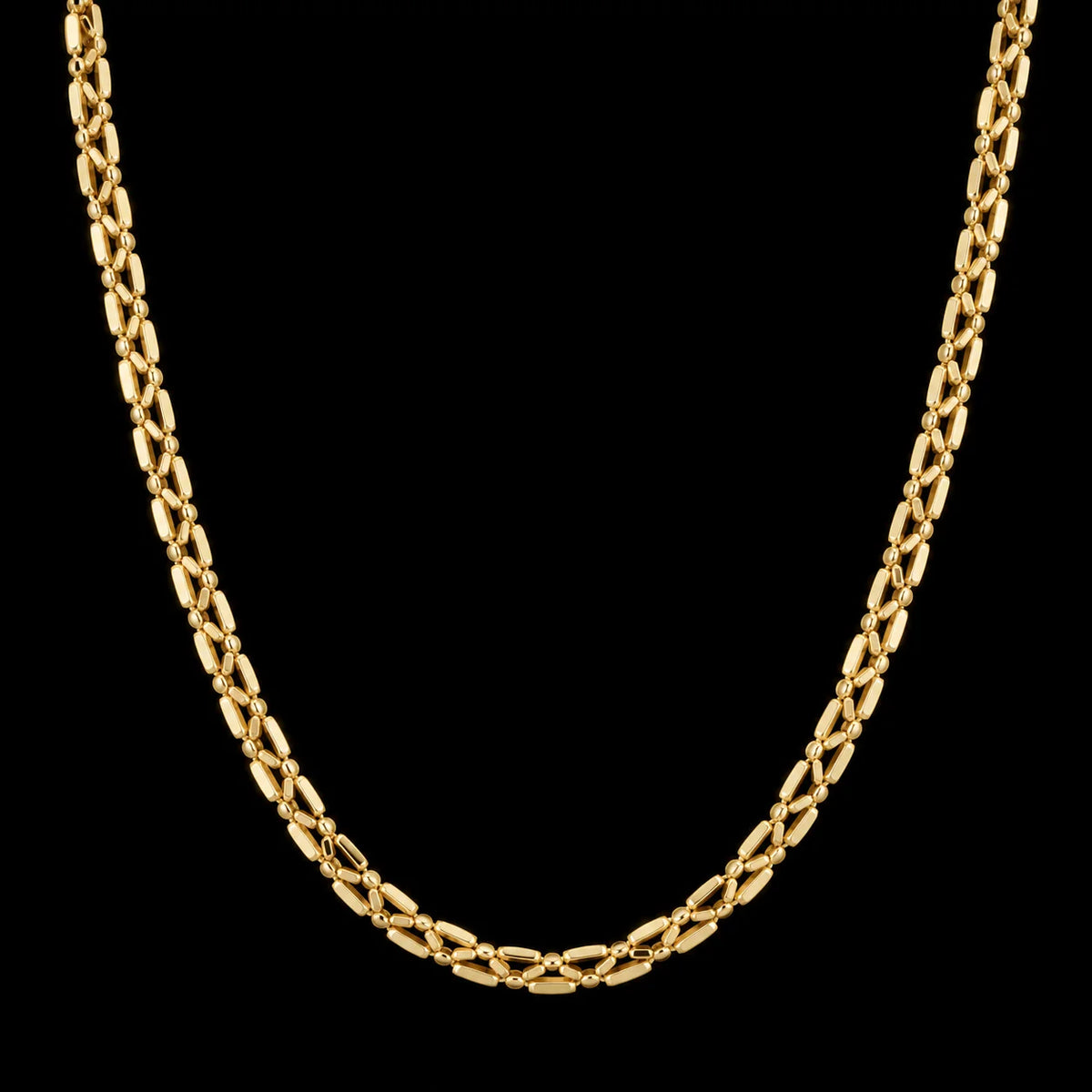 Cadena Tejido Espiga Diamantado
