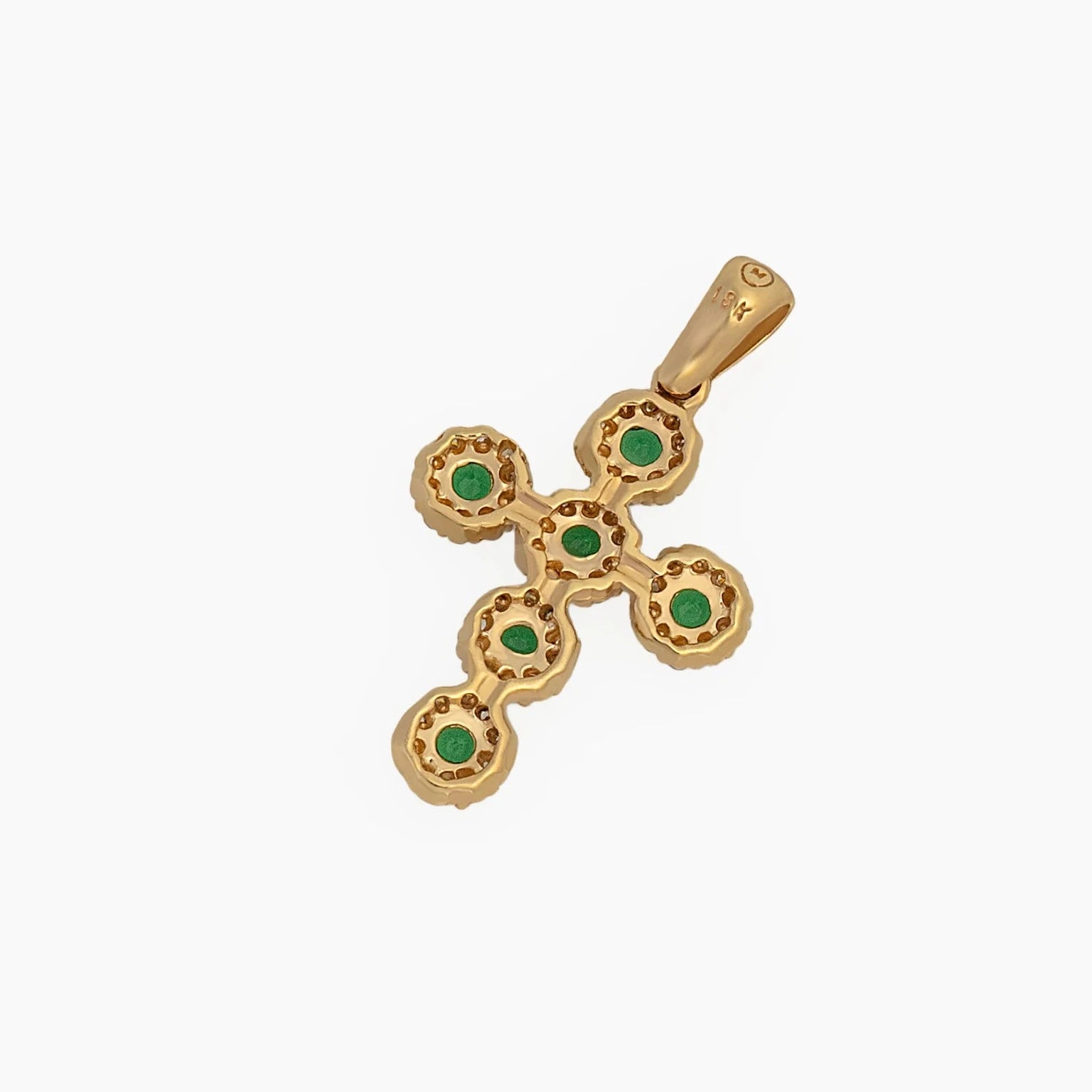 Dije Cruz Verde 2.8cm