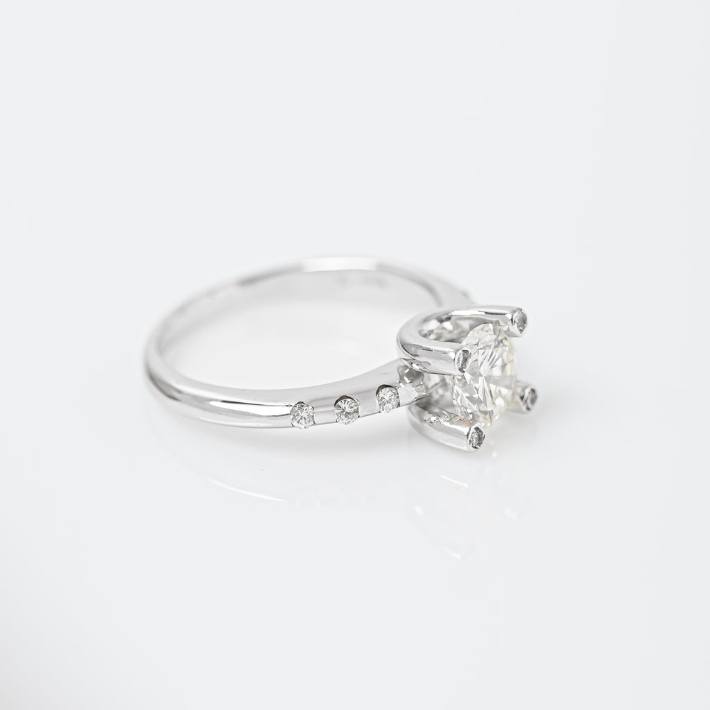 Anillo Diamante Nat Talla 7