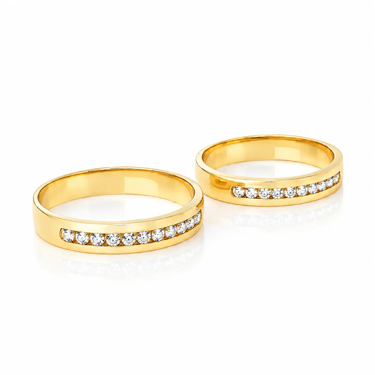 Anillos De Boda Lisos Circon
