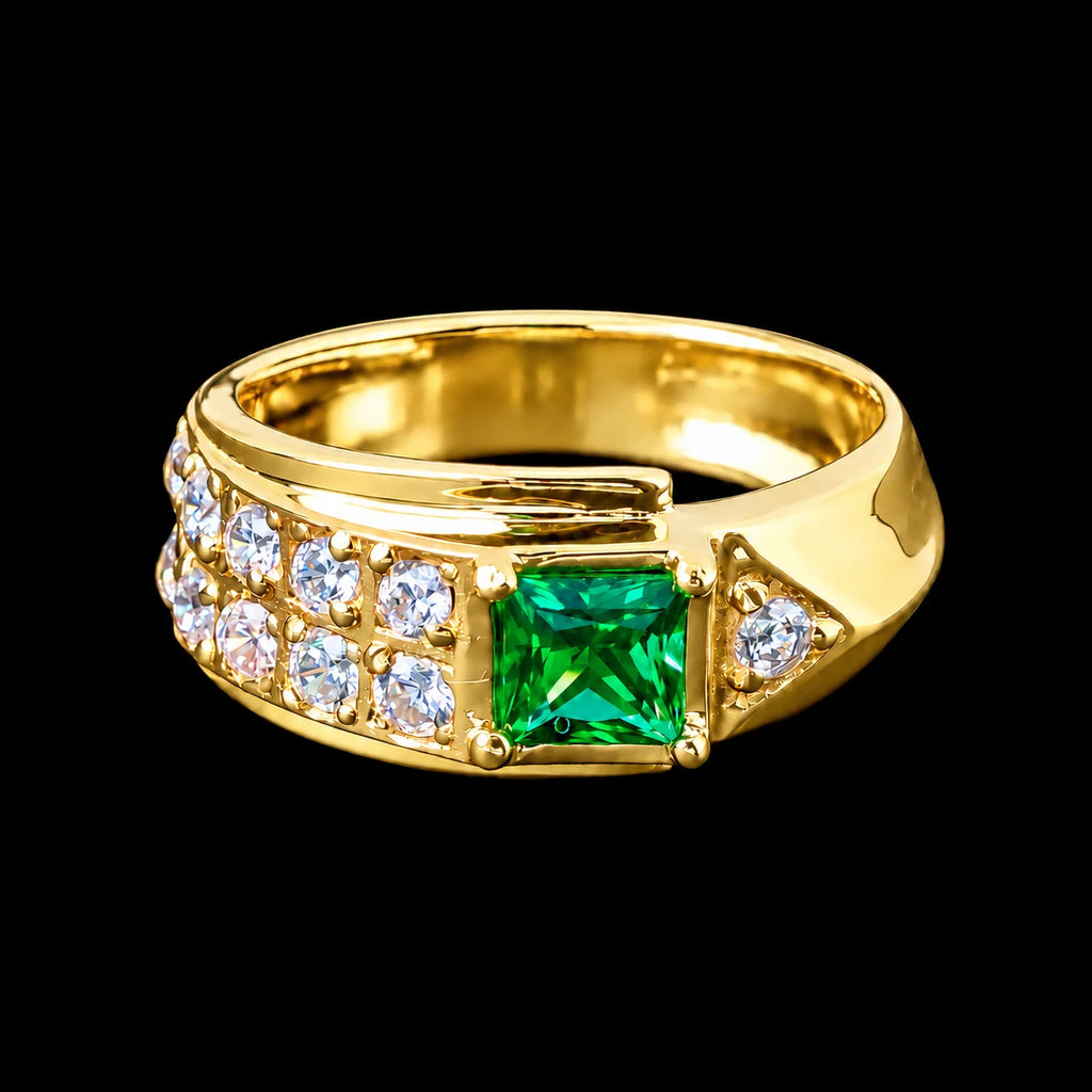 Anillo Verde Niño Talla 3 1/2