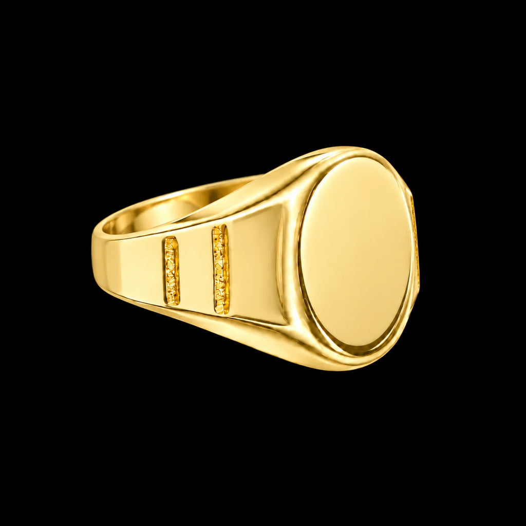 Anillo Placa Ovalado