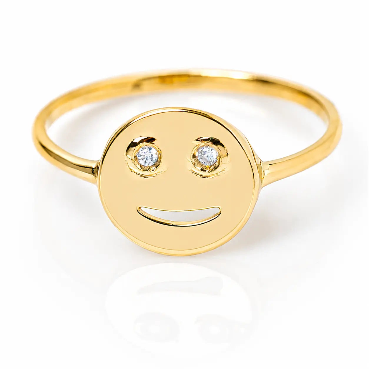 Anillo Carita Feliz Talla 6 3/4