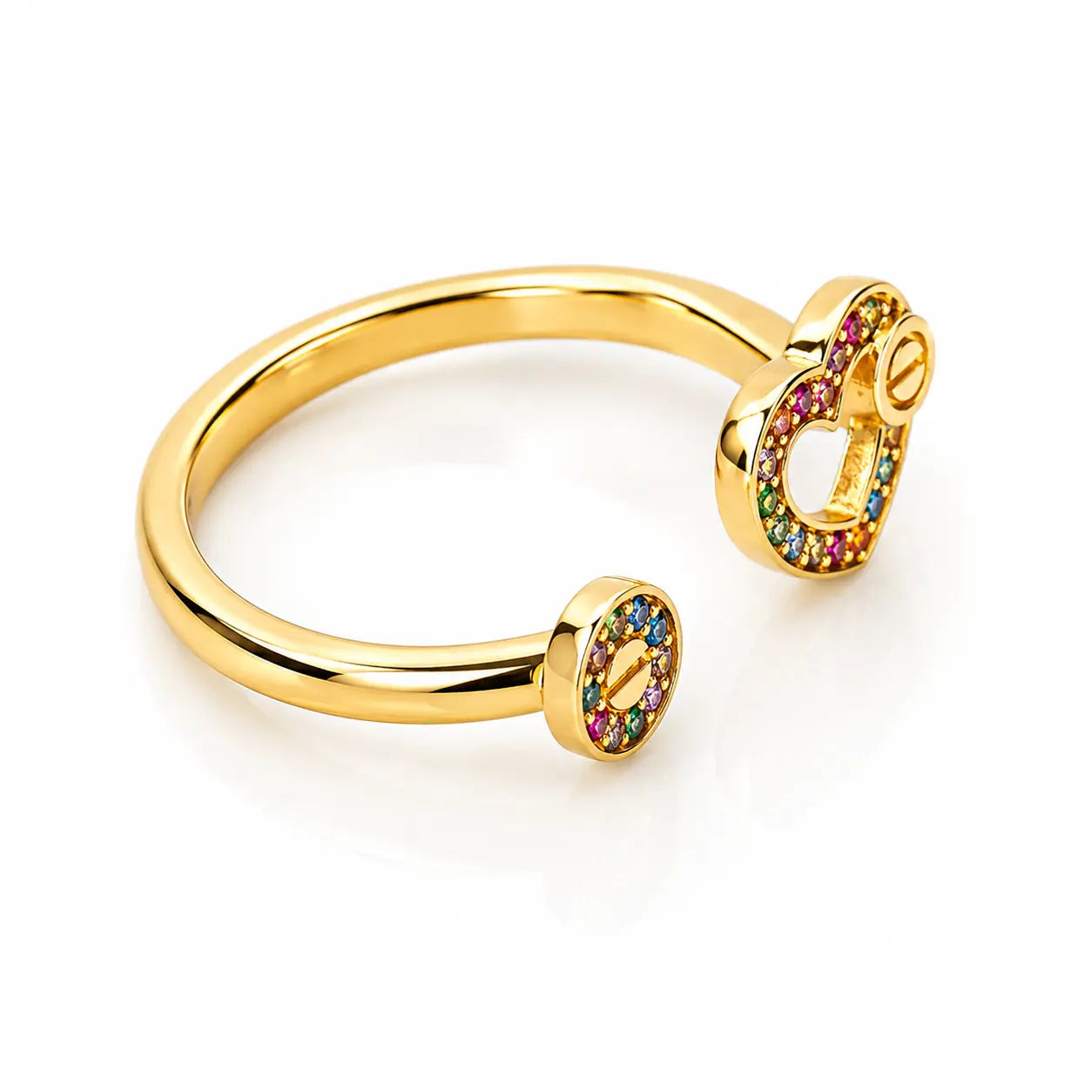 Anillo Corazon Clavo Talla 7 1/2