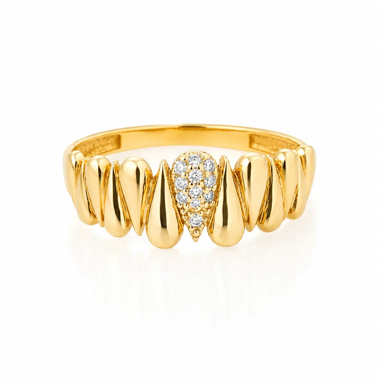 Anillo Gotas Talla 8 1/4