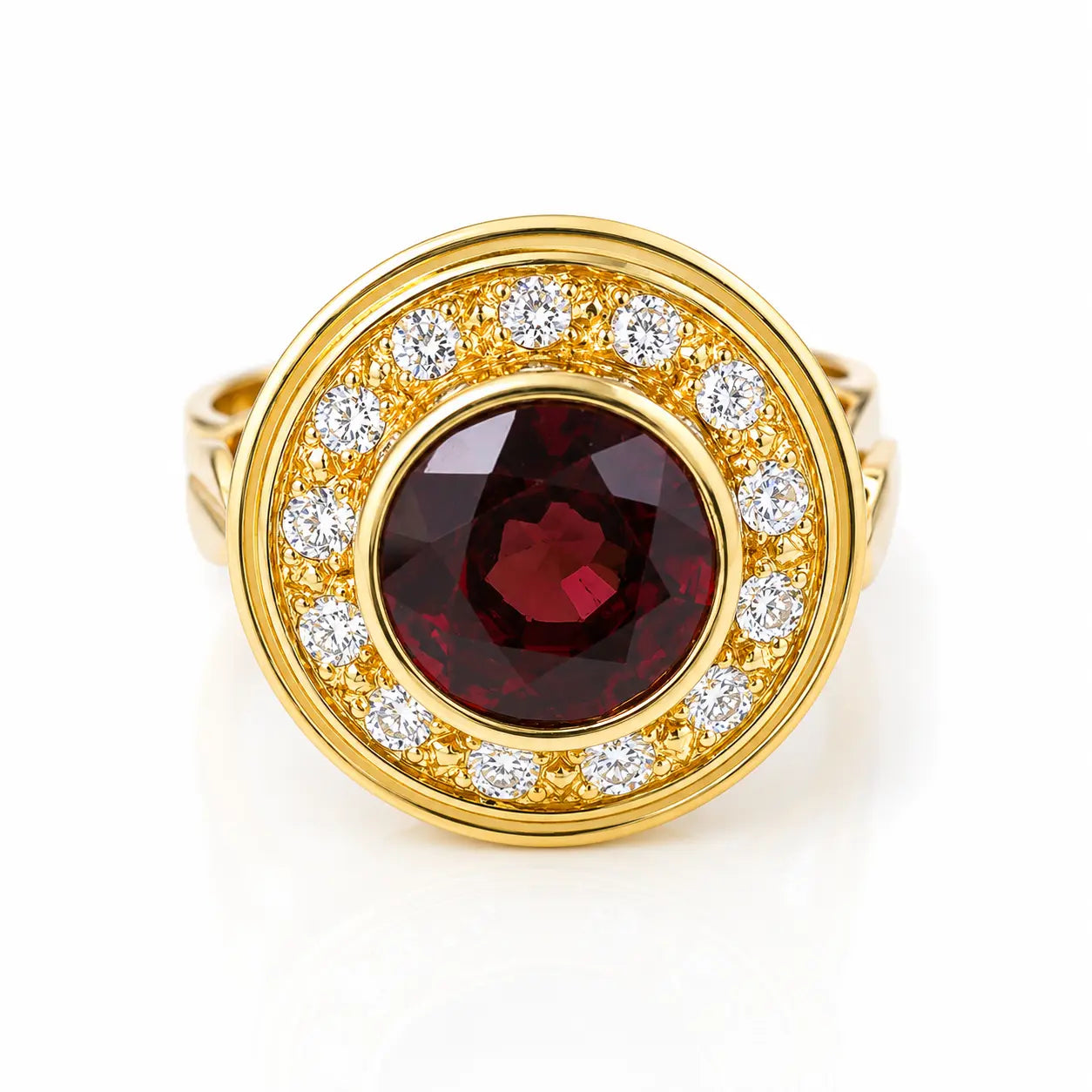 Anillo Granate Talla 6