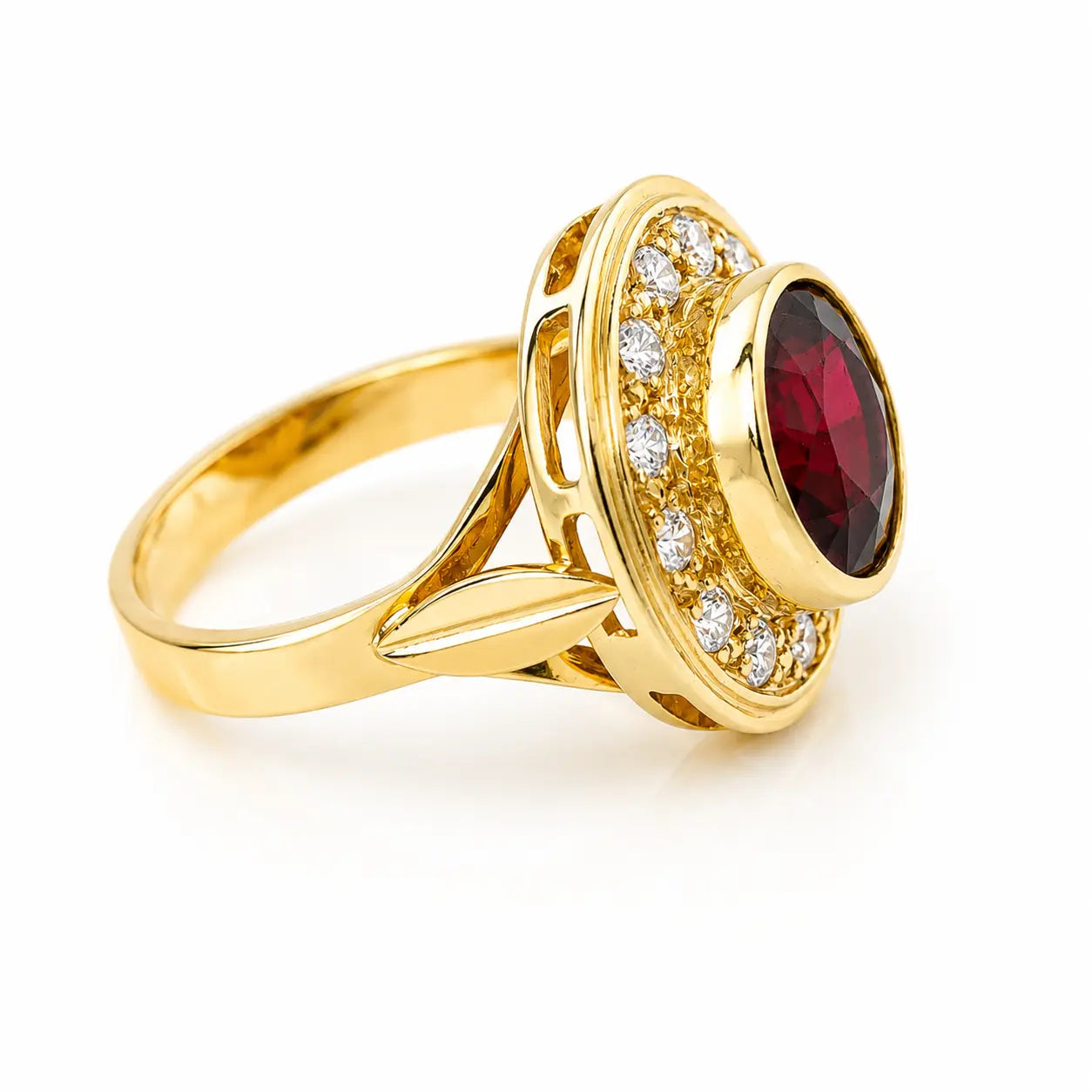 Anillo Granate Talla 6