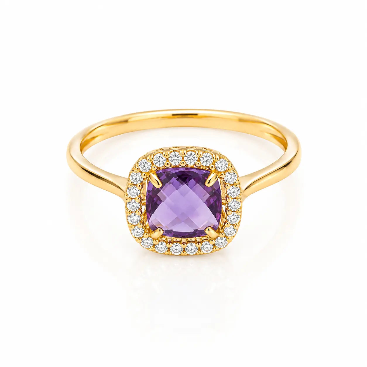 Anillo Lila Talla 6