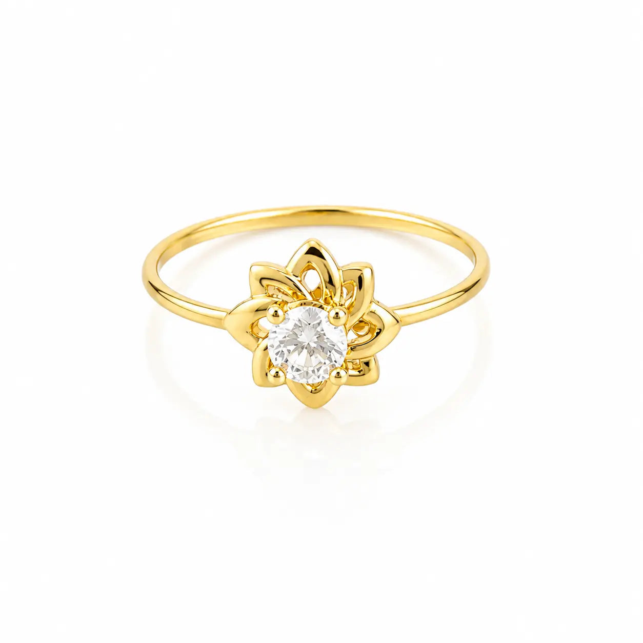 Anillo Loto Talla 6 1/2