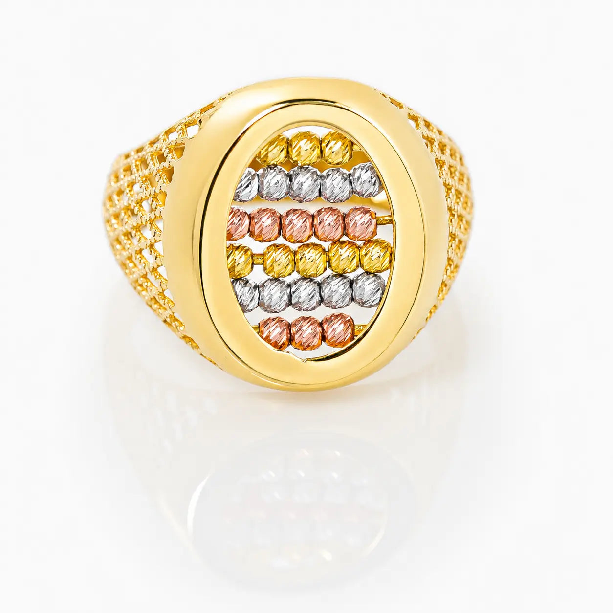 Anillo Oval Diamantado Talla 6 3/4