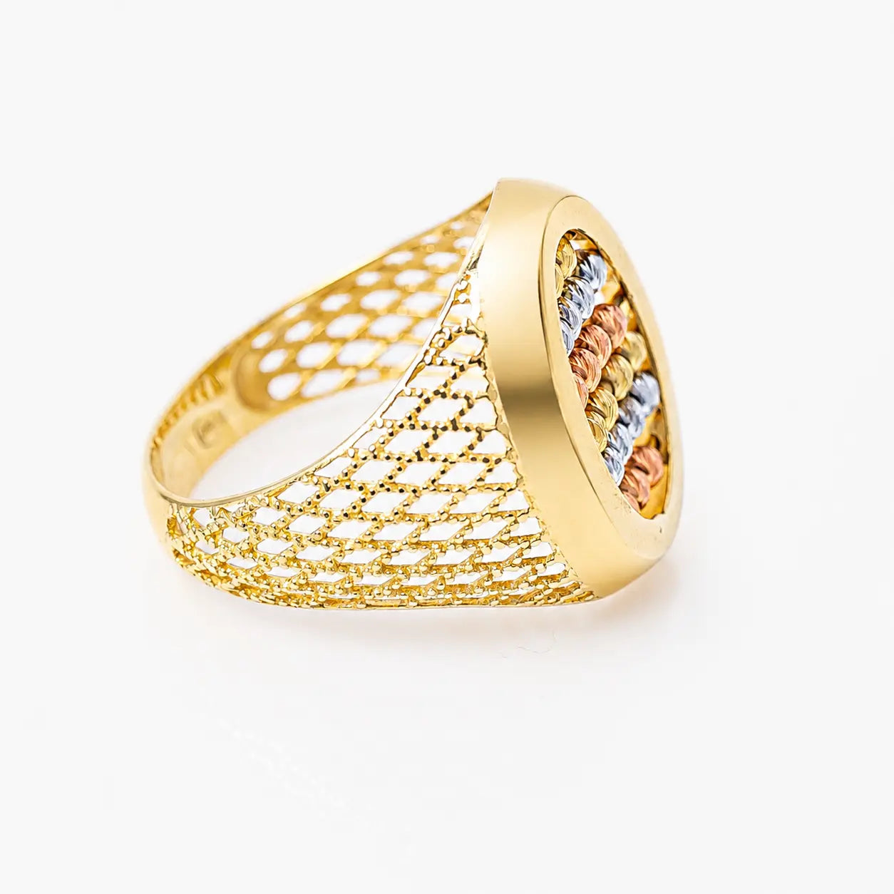 Anillo Oval Diamantado Talla 6 3/4