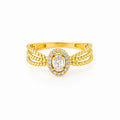 Anillo Oval Talla 7 1/4
