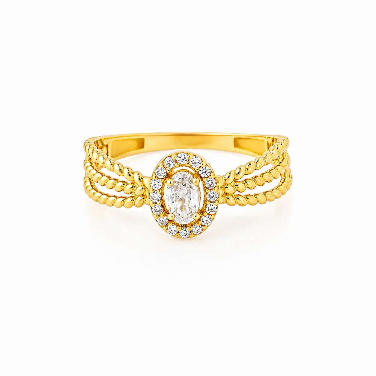 Anillo Oval Talla 7 1/4