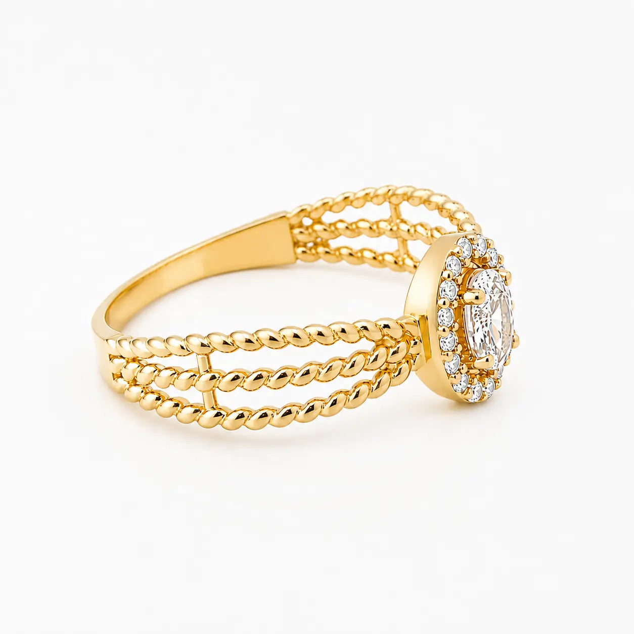 Anillo Oval Talla 7 1/4
