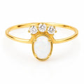 Anillo Reina Opalo Talla 8