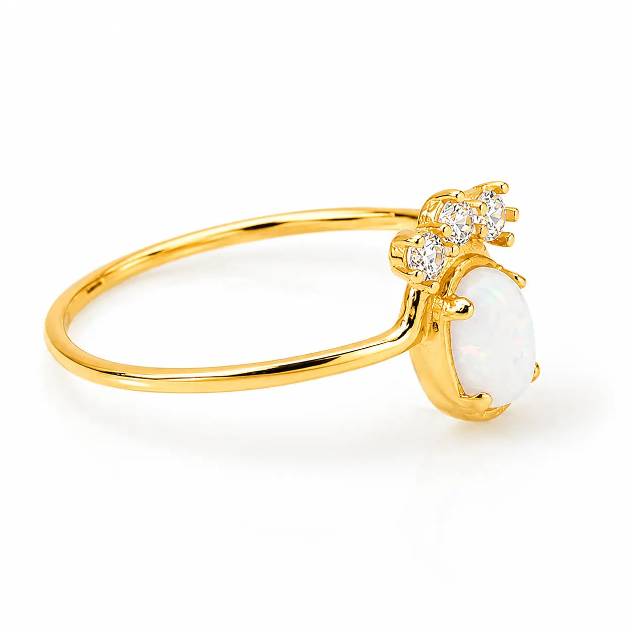 Anillo Reina Opalo Talla 8