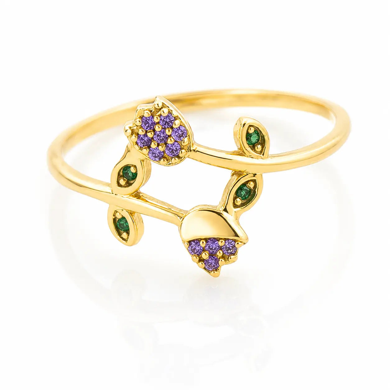 Anillo Rosas Talla 8