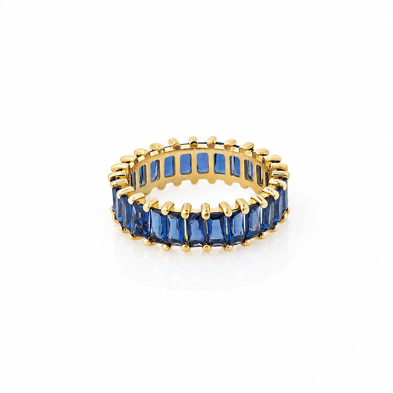 Anillo Rueda Azul Talla 6 3/4