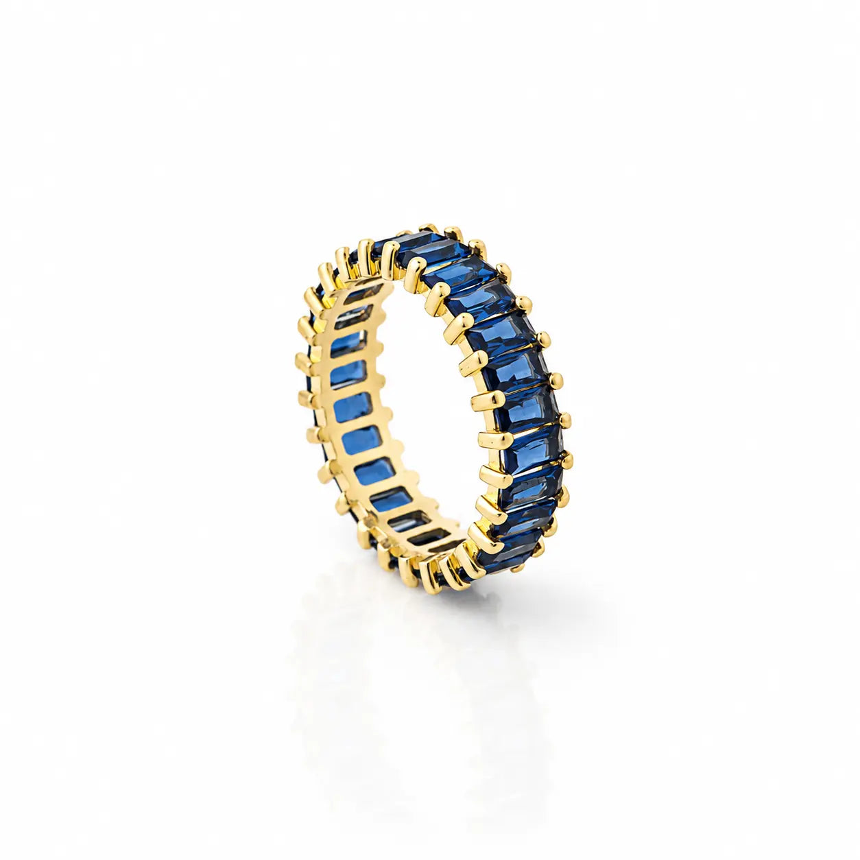 Anillo Rueda Azul Talla 6 3/4