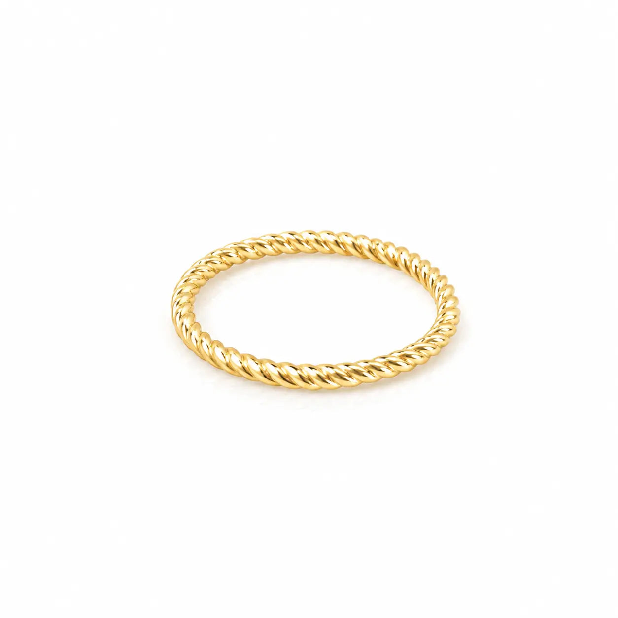 Anillo Sin Fin Trenzado 9 1/2