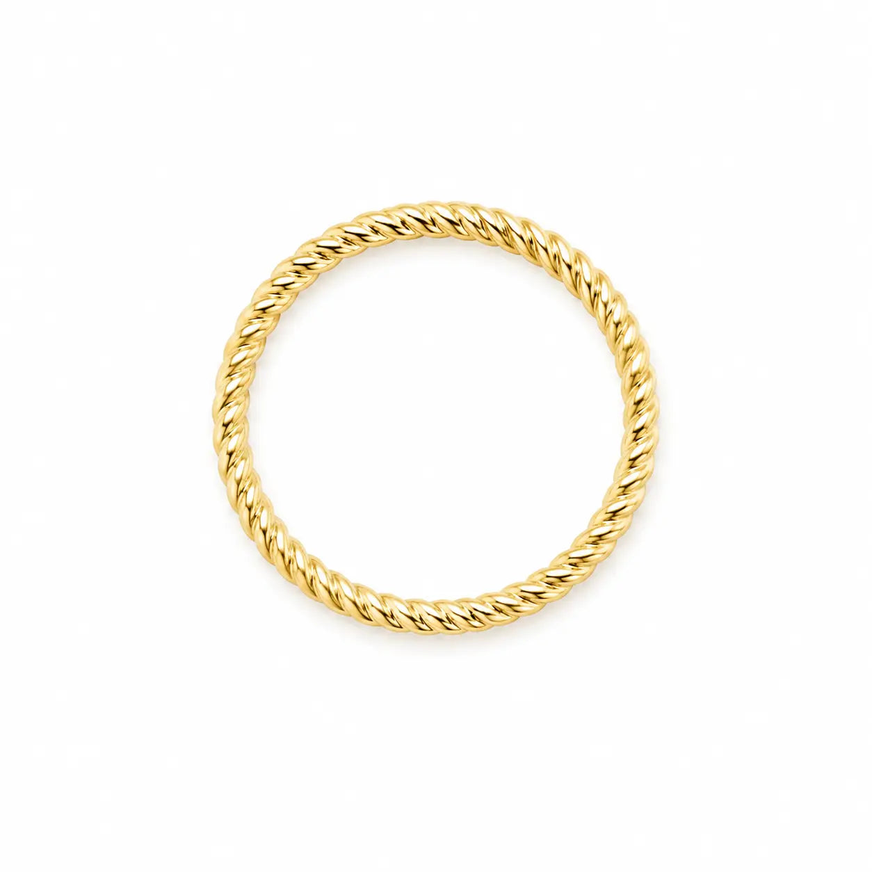 Anillo Sin Fin Trenzado 9 1/2