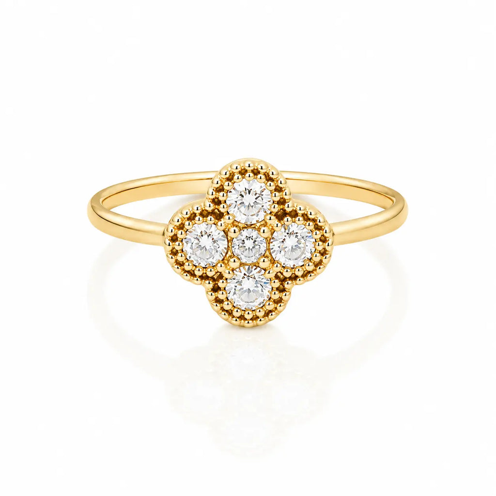 Anillo Trebol Talla 8 3/4