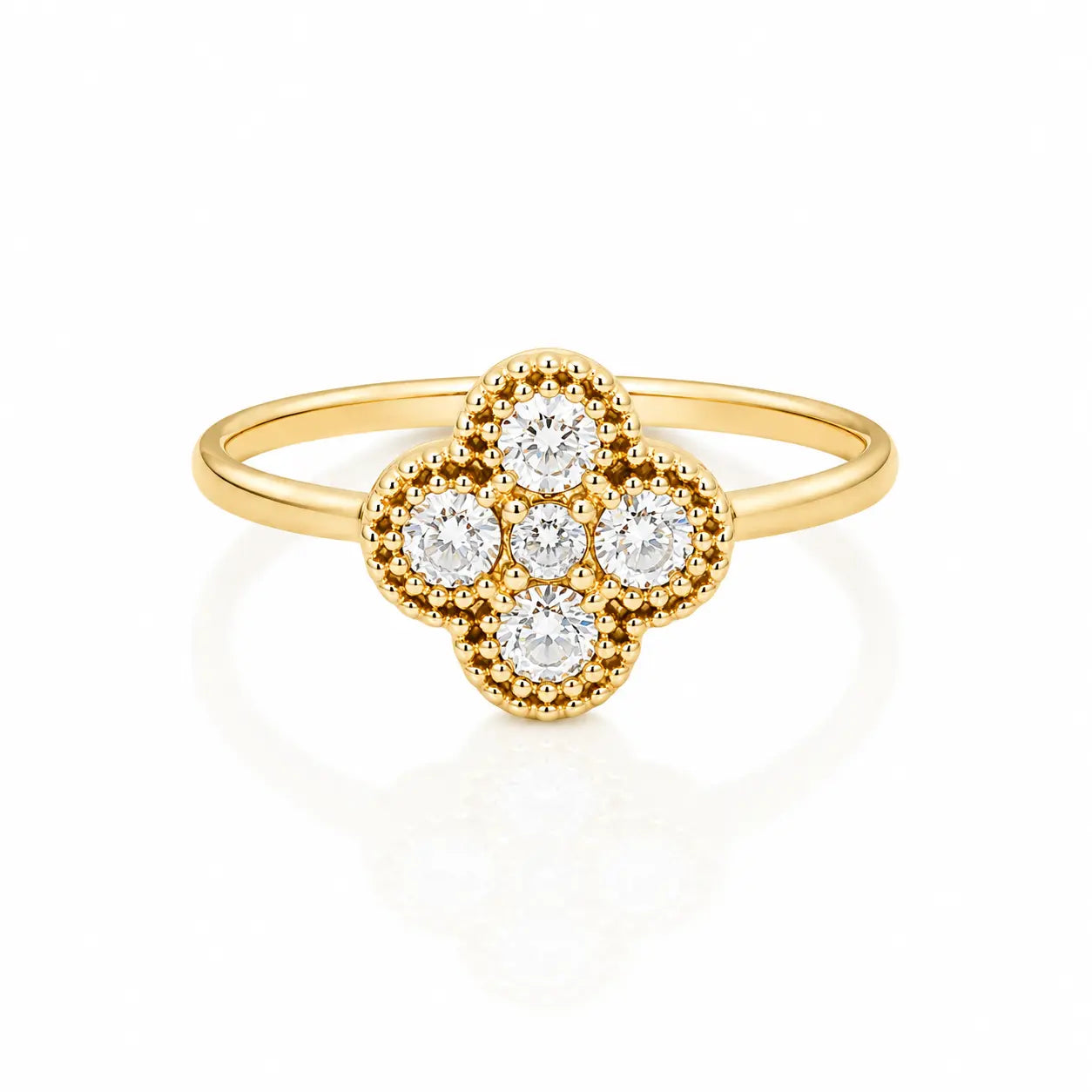 Anillo Trebol Talla 8 3/4