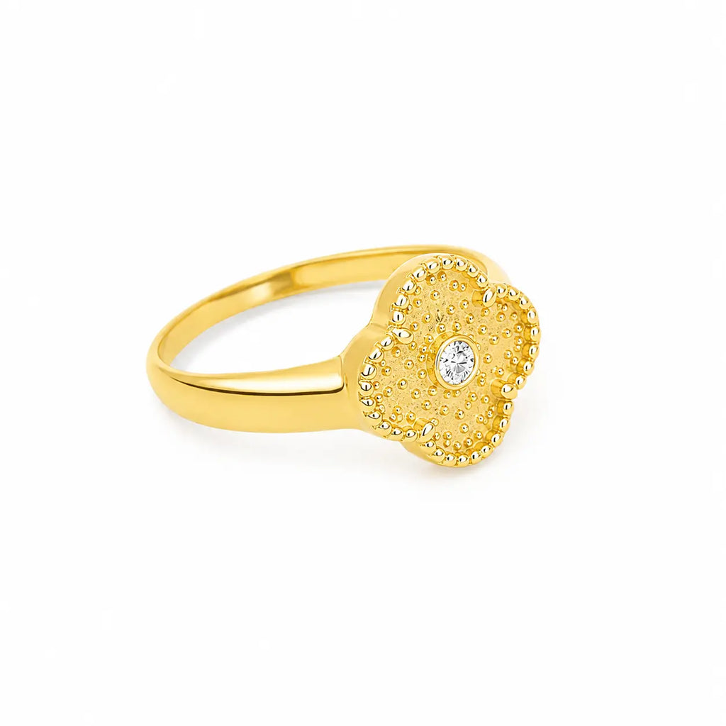 Anillo Trebol Talla 8