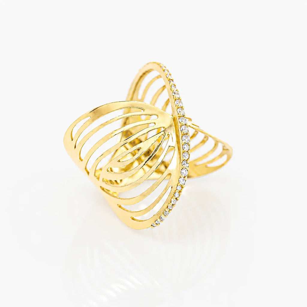 Anillo X Casting Rosa Talla 8 3/4