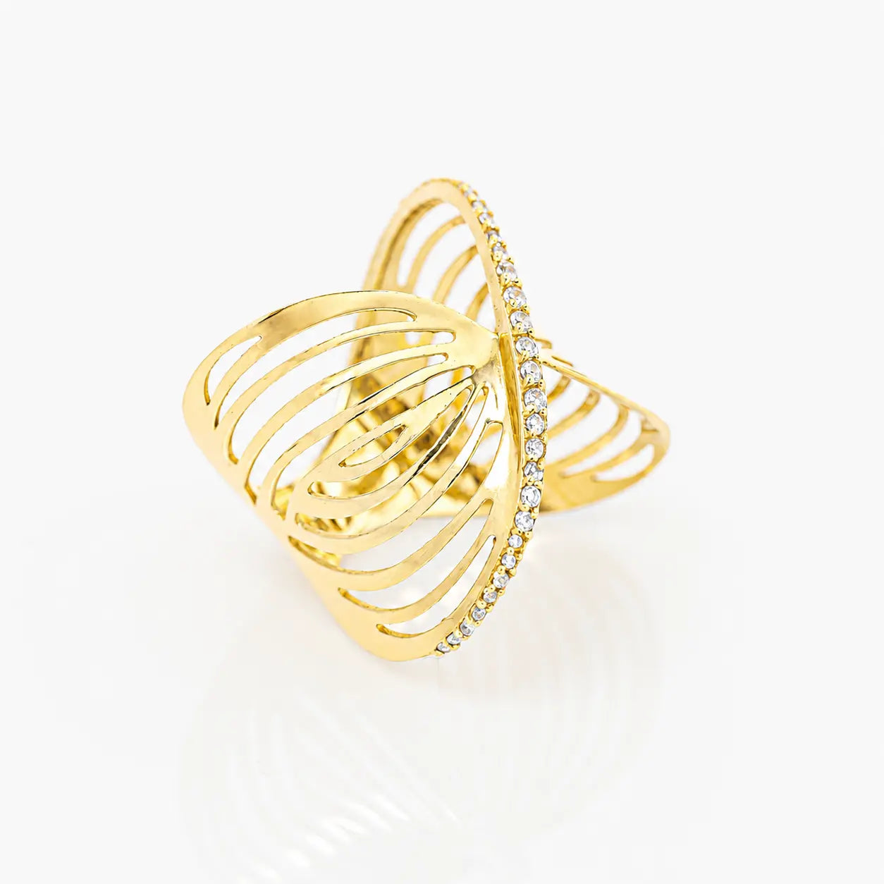 Anillo X Casting Rosa Talla 8 3/4