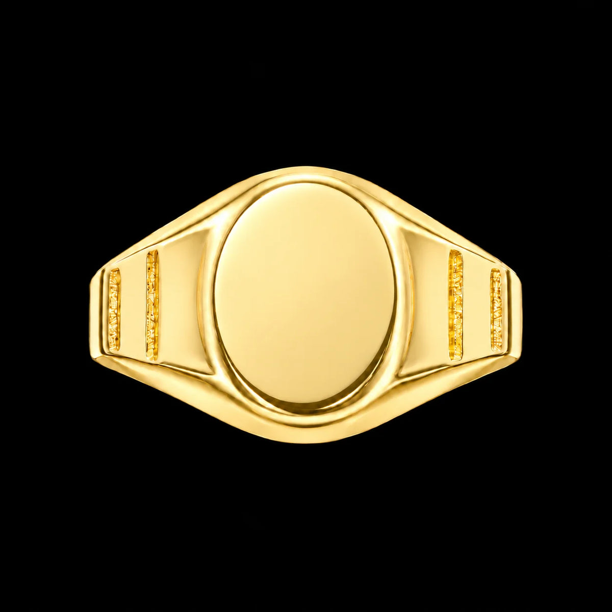 Anillo Placa Ovalado