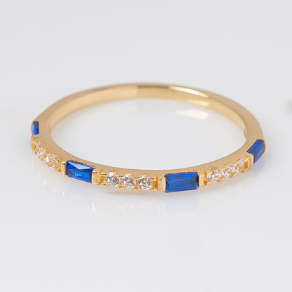 Anillo Azul Talla 6