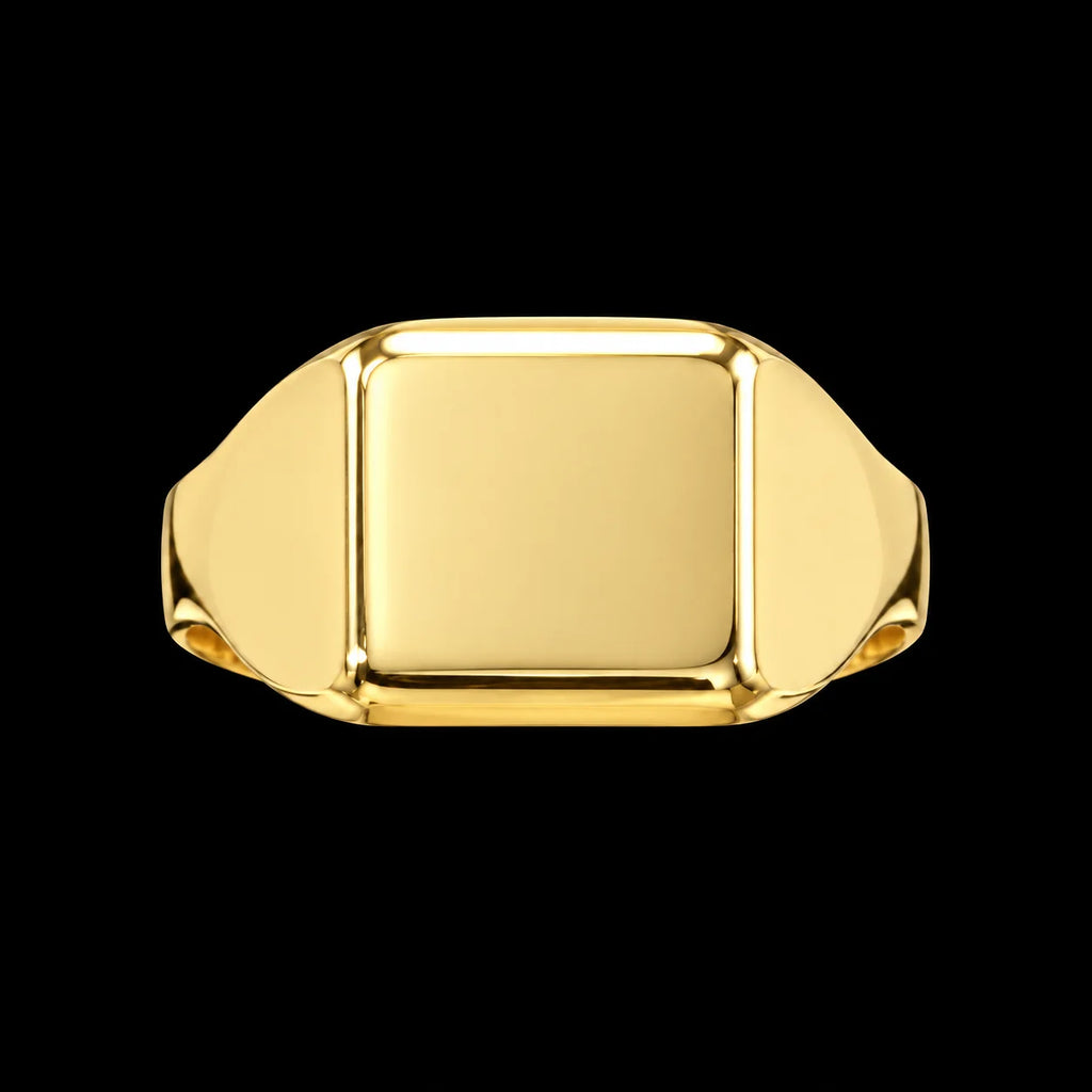 Anillo Placa Cuadrado