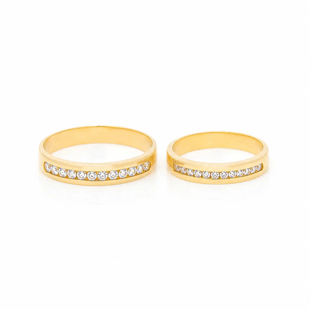 Anillos De Boda Lisos Circon