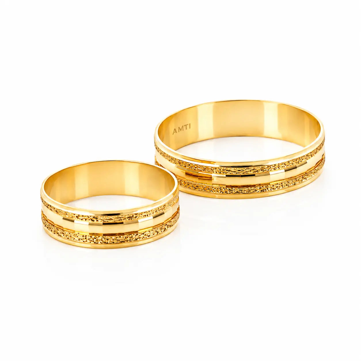 Anillos De Boda Mate Diamantado