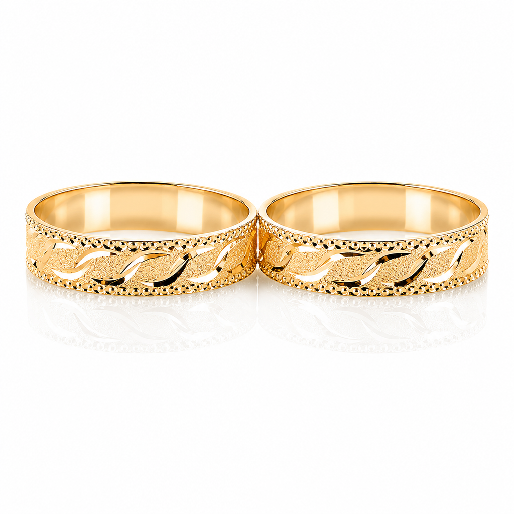 Anillos De Boda Mate Y Diamantados