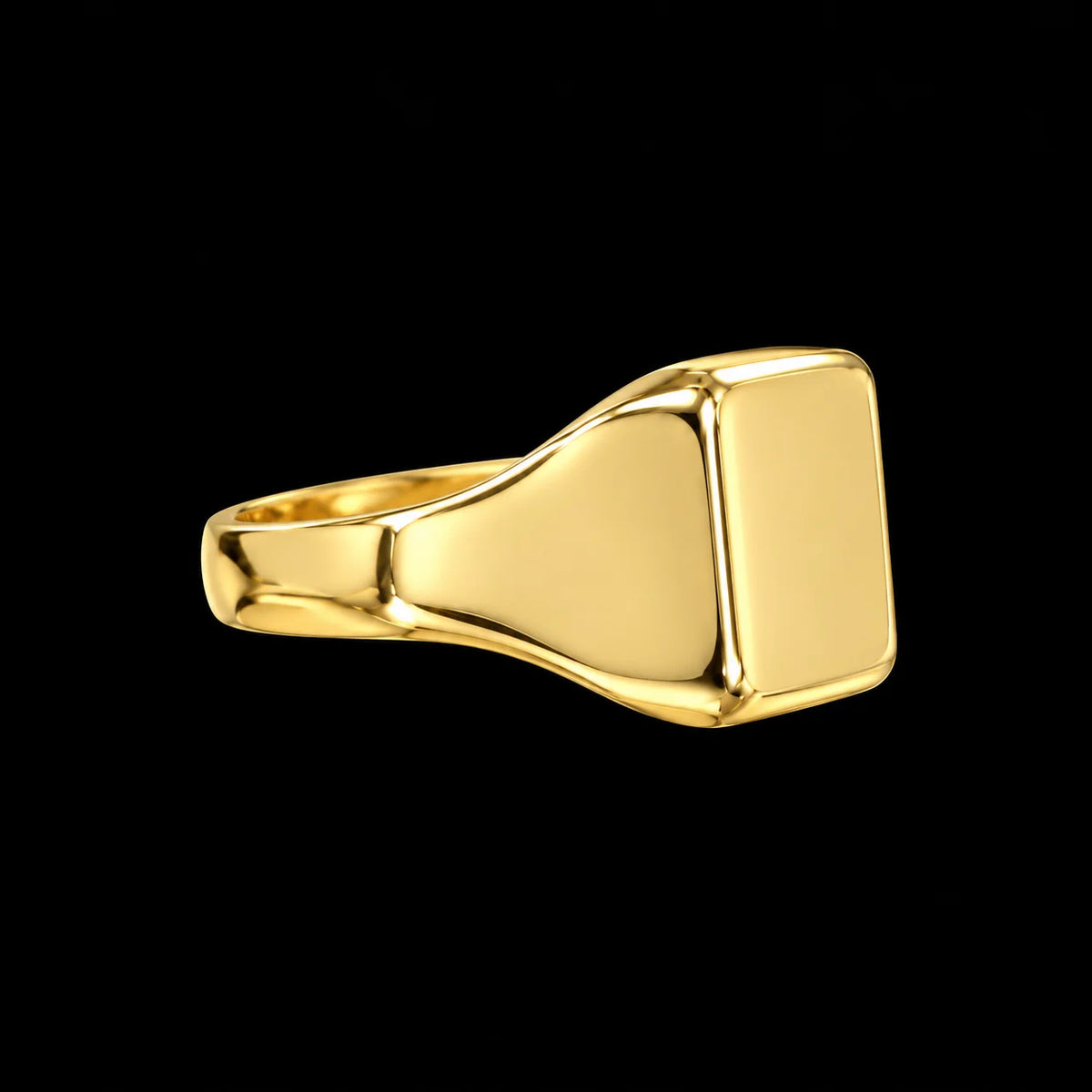 Anillo Placa Cuadrado